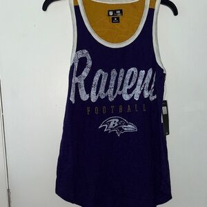 NFL Purple and Gold‎ Ravens Women's Tank Top